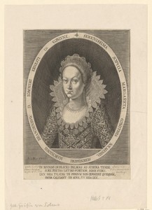 Portret van Sophie van Solms-Laubach
