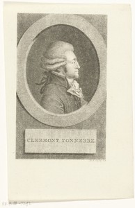 Portret van Stanislas Marie Adélaïde graaf van Clermont-Tonnerre