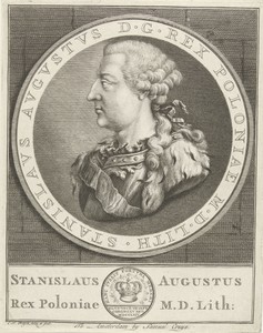 Portret van Stanislaus II Augustus Poniatovski, koning van Polen