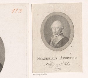 Portret van Stanislaus II Augustus Poniatovski, koning van Polen