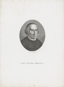 Portret van Stefano Antonio Morcelli
