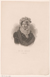 Portret van Stéphanie Félicité, gravin van Genlis