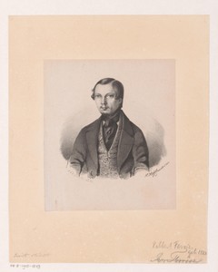 Portret van student R. Fervier