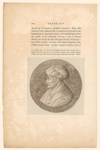 Portret van sultan Mehmet II