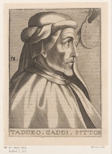 Portret van Taddeo Gaddi