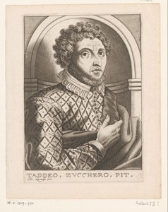 Portret van Taddeo Zuccaro