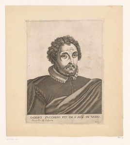Portret van Taddeo Zuccaro