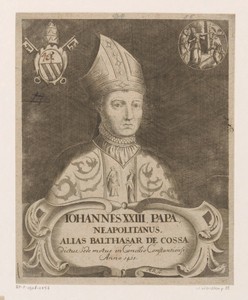 Portret van tegenpaus Johannes XXIII