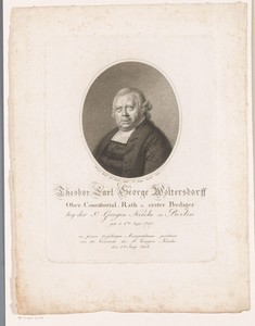Portret van Theodor Carl Georg Woltersdorf