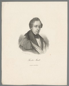 Portret van Theodor Mundt