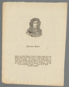 Portret van Theodor Roos