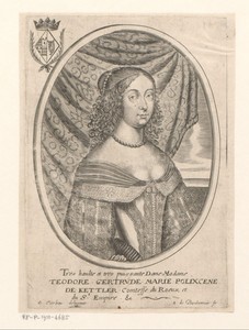 Portret van Theodore Gertrude de Kettler