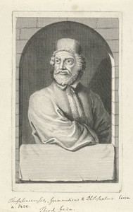 Portret van Theodorus Gaza