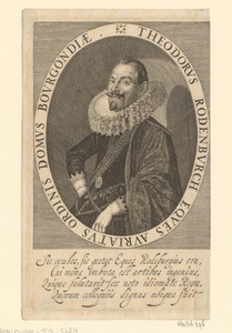 Portret van Theodorus Rodenburg