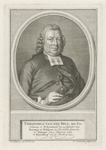 Portret van Theodorus van der Bell