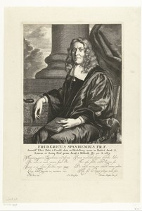 Portret van theoloog Frederick Spanheim Jr.
