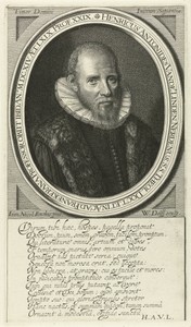 Portret van theoloog Henricus Antonides van der Linden op 69-jarige leeftijd