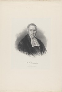Portret van theoloog Herman Johan Royaards