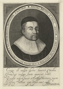 Portret van theoloog Johannes Maccovius