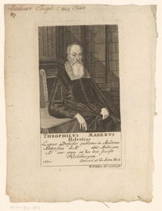 Portret van Theophil Mader