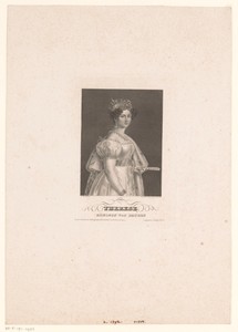 Portret van Therese, koningin van Beieren
