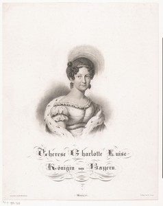 Portret van Therese van Beieren