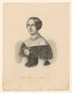 Portret van Therese von Bacheracht