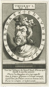 Portret van Theuderik I
