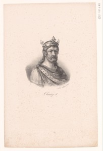 Portret van Theuderik II
