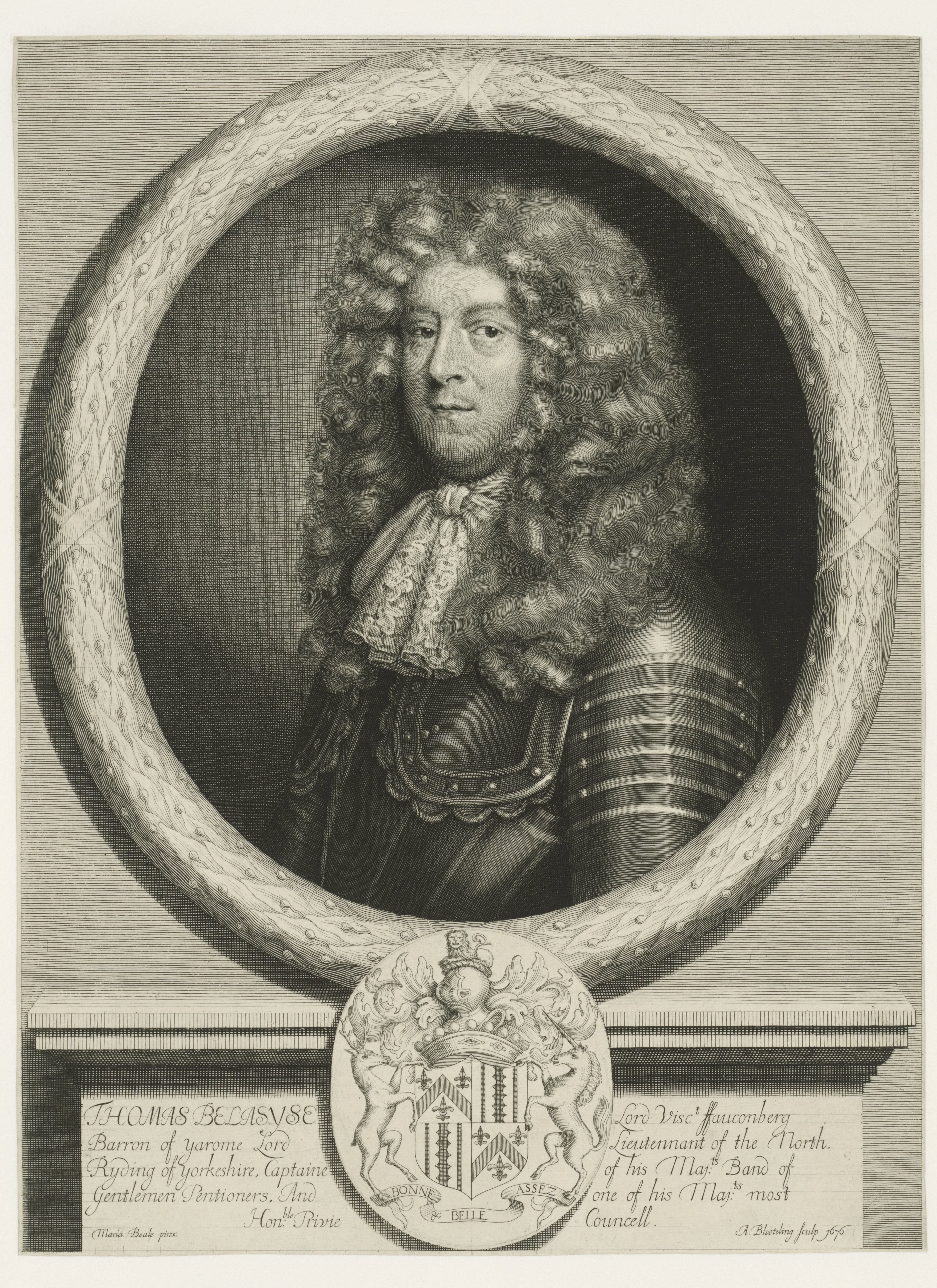 Portret van Thomas Belasyse by Abraham Bloteling