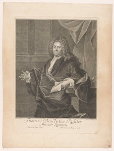 Portret van Thomas Benedict Richter