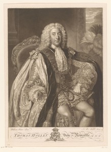 Portret van Thomas Pelham-Holles