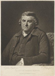 Portret van Thomas Warton