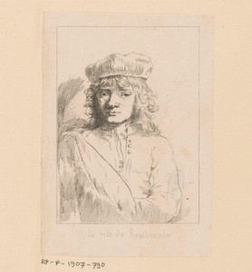 Portret van Titus Rembrandtsz. van Rijn