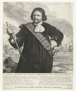 Portret van Tjerk Hiddes de Vries