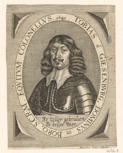 Portret van Tobias Ferdinand Giesenburg