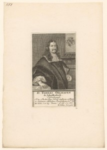 Portret van Tobias Oelhafen von Schöllenbach