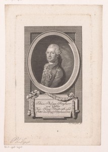Portret van Tobias Philipp von Gebler