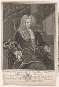 Portret van Tobias Sutorius, Edler von Carlstein