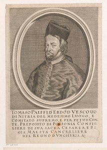 Portret van Tomáš Pálffy, bisschop van Nitra