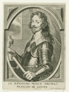 Portret van Tommaso Francesco van Savoye