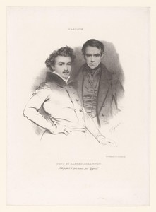 Portret van Tony en Alfred Johannot