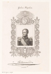 Portret van tsaar Alexander I van Rusland