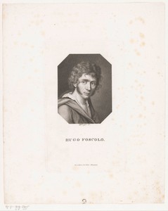 Portret van Ugo Foscolo