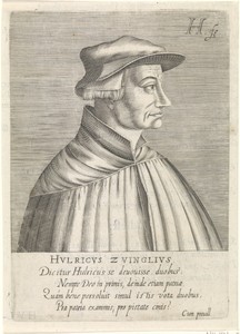 Portret van Ulrich Zwingli