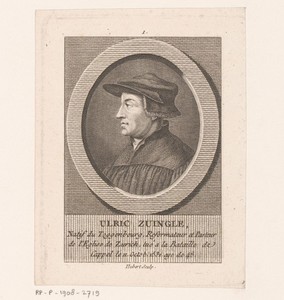 Portret van Ulrich Zwingli
