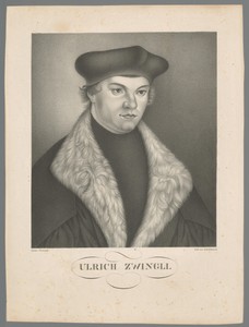 Portret van Ulrich Zwingli