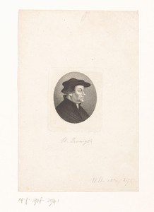 Portret van Ulrich Zwingli