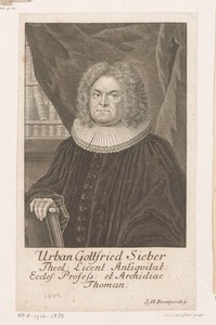 Portret van Urban Gottfried Sieber