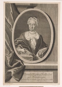 Portret van Ursula Regina Tralles